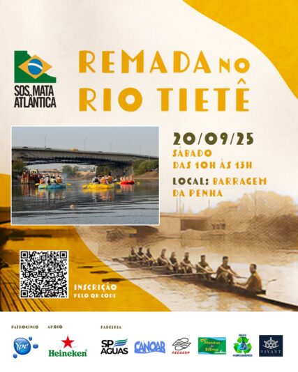 Remada do Rio Tiete 2025 - Flyer Oficial